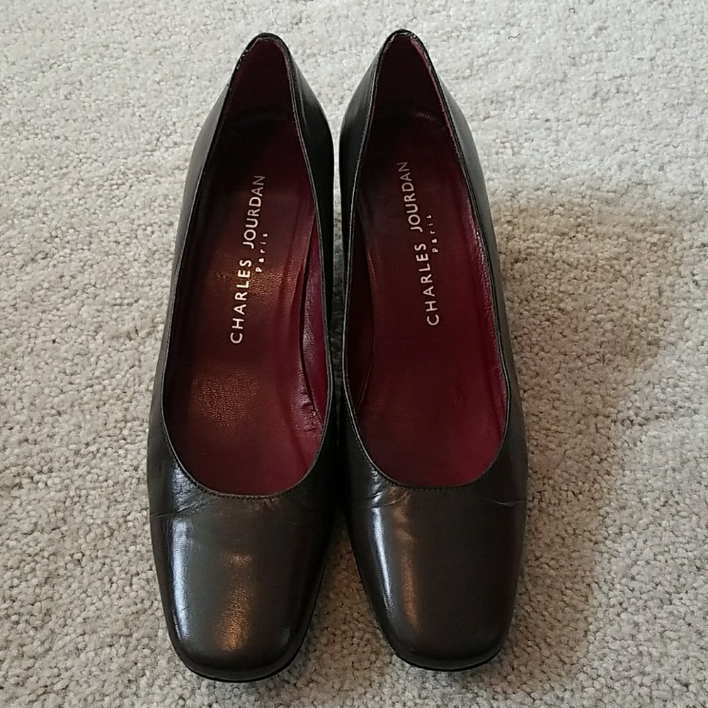 Charles Jourdan Paris brown heels